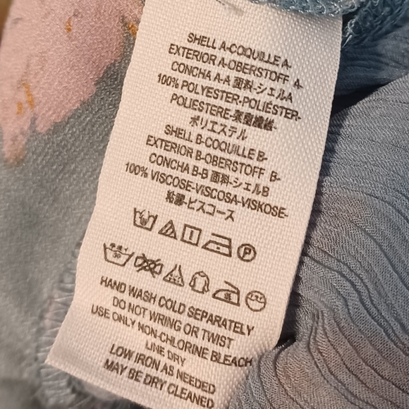 Free People So Fine Floral Bloomcore Sz S Sheer Layered Tunic Top - Picture 12 of 12